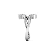 Diamond Floral Cluster Ring