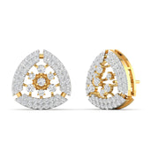Brilliant Diamond Cluster Earrings