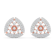 Brilliant Diamond Cluster Earrings
