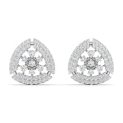 Brilliant Diamond Cluster Earrings