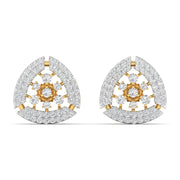 Brilliant Diamond Cluster Earrings