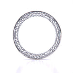 Carol Trellis Diamonds Bangle Pair