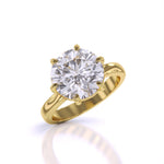 3.35 Carat Casual Solitaire Ring