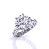 3.35 Carat Casual Solitaire Ring