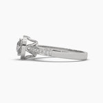 Round Casual Solitaire Diamond Ring