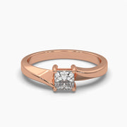 Fancy Princess Shape Diamond Ring