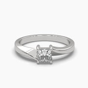 Fancy Princess Shape Diamond Ring