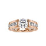 2 Carat Round Solitaire Diamond Ring