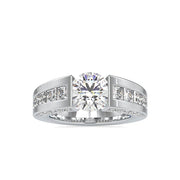 2 Carat Round Solitaire Diamond Ring