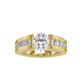 2 Carat Round Solitaire Diamond Ring