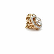 Centre Solitaire Diamond Earrings