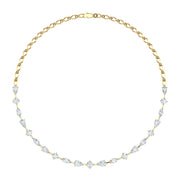 Solitaire Round & Fancy Shape Diamond Necklace
