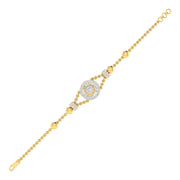 Charming Gold Diamond Bracelet