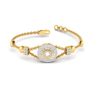 Charming Gold Diamond Bracelet