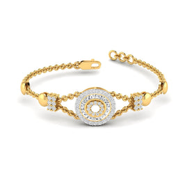 Charming Gold Diamond Bracelet