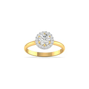 Charming Halo Diamond Ring