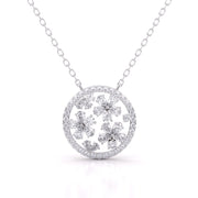 Classic Bloom Diamond Pendant