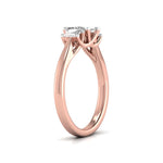 Classic Crescent Diamond Ring