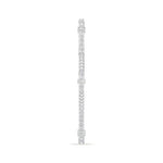 Intricately Lab Grown Diamond Bangle Pair