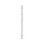Intricately Lab Grown Diamond Bangle Pair