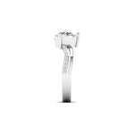 1 Carat Radiance Solitaire Diamond Ring with Split Shank
