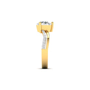 1 Carat Radiance Solitaire Diamond Ring with Split Shank