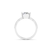 1 Carat Radiance Solitaire Diamond Ring with Split Shank
