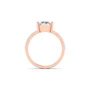 1 Carat Radiance Solitaire Diamond Ring with Split Shank