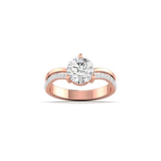 1 Carat Radiance Solitaire Diamond Ring with Split Shank