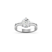 1 Carat Radiance Solitaire Diamond Ring with Split Shank