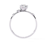 0.5 Carat Round Solitaire Diamond Ring
