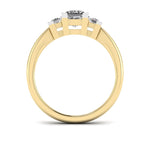 Classic Romance Solitaire Diamond Ring