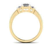 Classic Romance Solitaire Diamond Ring