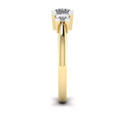 Classic Romance Solitaire Diamond Ring