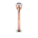 Classic Romance Solitaire Diamond Ring