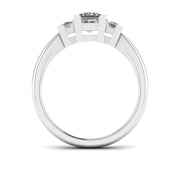 Classic Romance Solitaire Diamond Ring