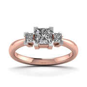 Classic Romance Solitaire Diamond Ring