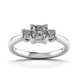 Classic Romance Solitaire Diamond Ring