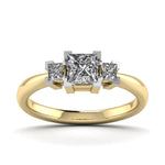 Classic Romance Solitaire Diamond Ring