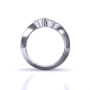 Classy Shimmering Diamond Cluster Ring