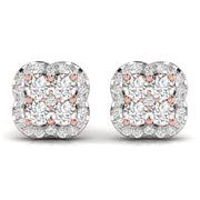 Clover Style Stud Earrings