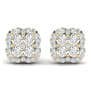 Clover Style Stud Earrings