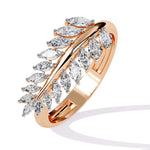 Leaflet Lab Grown Diamond Ring