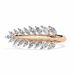 Leaflet Lab Grown Diamond Ring