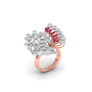 Flare Cocktail Diamond Ring