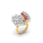 Flare Cocktail Diamond Ring