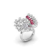 Flare Cocktail Diamond Ring