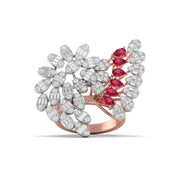 Flare Cocktail Diamond Ring