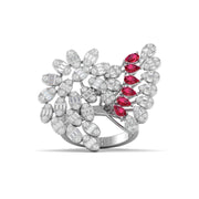 Flare Cocktail Diamond Ring