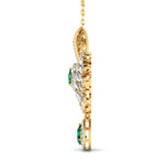 Fancy & Round Shape Diamonds Pendant